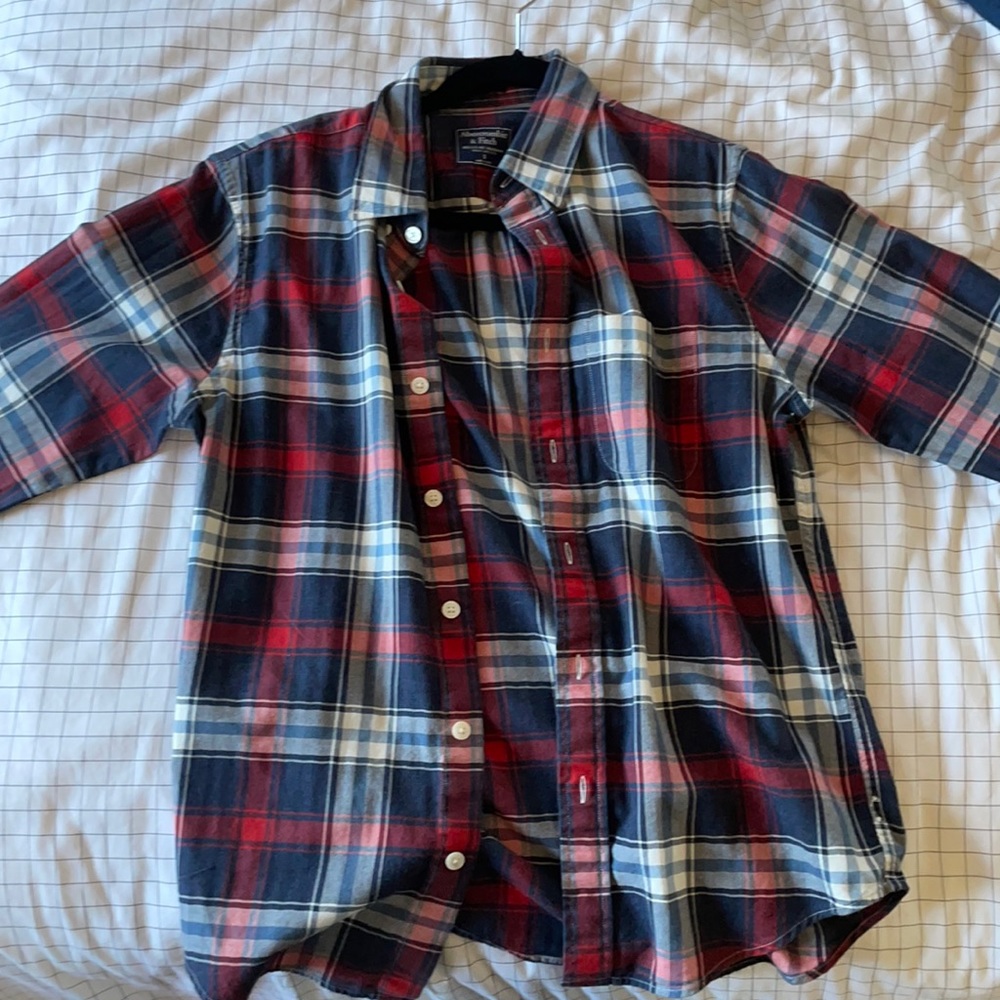 Abercrombie and Fitch Plaid Button Down Shirt